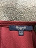 Madewell 100% Polyester Solid Color Block Burgundy Sleeveless Blouse Size XXS - photo 7
