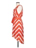 Express 100% Polyester Stripes Orange Cocktail Dress Size XS (estimated) - photo 5