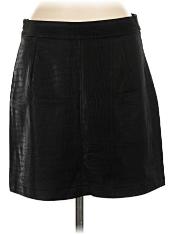 French Connection Faux Leather Skirt (view 2)