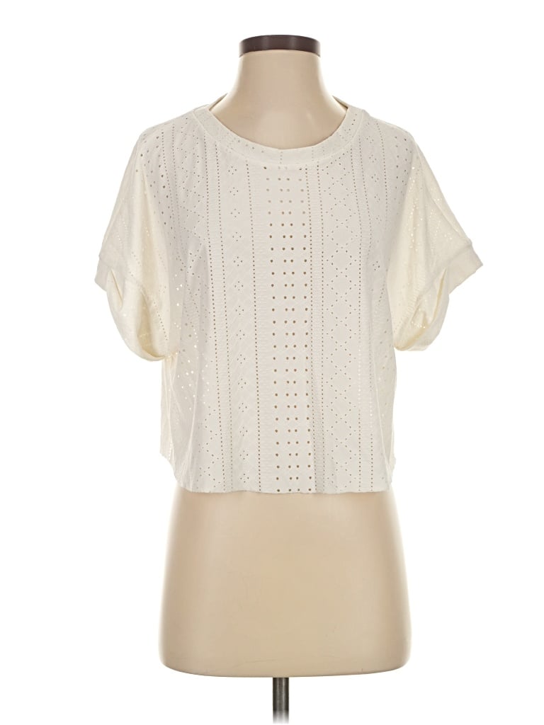 Pre-owned Zara Collection Short Sleeve T-shirt In White