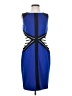 Ivanka Trump Graphic Blue Cocktail Dress Size 4 - photo 1