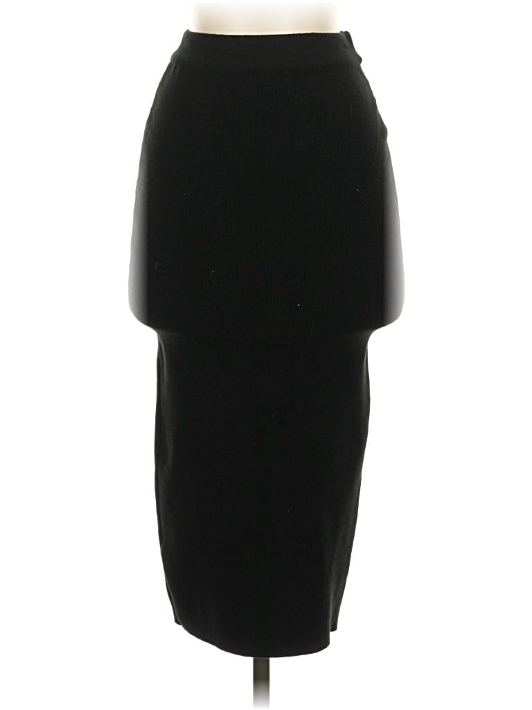 Pre-owned Gstq Formal Skirt In Black
