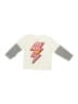 Little Rebels Ivory 3/4 Sleeve T-Shirt 18-24 MO / 24 MO - photo 1