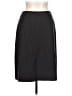 J.Crew 100% Wool Solid Black Wool Skirt Size 10 - photo 1