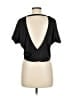 Shein Black Short Sleeve T-Shirt Size 6 - photo 2