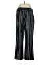 Talbots Stripes Black Casual Pants Size 8 - photo 2