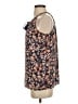 Lucy & Laurel 100% Polyester Orange Sleeveless Blouse Size S - photo 5