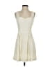 Alya 100% Polyester Ivory Cocktail Dress Size S - photo 1