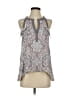 BCBGMAXAZRIA 100% Polyester Gray Sleeveless Blouse Size XS - photo 1