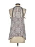 BCBGMAXAZRIA 100% Polyester Gray Sleeveless Blouse Size XS - photo 2