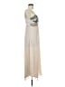 Boston Proper 100% Polyester Silver Tan Cocktail Dress Size 6 - photo 4