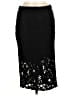 Parker 100% Polyester Black Formal Skirt Size 6 - photo 1