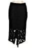 Parker 100% Polyester Black Formal Skirt Size 6 - photo 2
