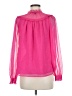 Ann Taylor 100% Polyester Pink Long Sleeve Blouse Size M - photo 2