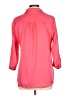 Alexis Pink Red 3/4 Sleeve Button-Down Shirt Size 11 - photo 2