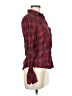 Gap 100% Cotton Plaid Red Long Sleeve Button-Down Shirt Size M - photo 4