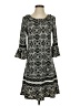 BCBGMAXAZRIA Print Black Casual Dress Size S - photo 1