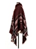 Contempo 100% Acrylic Burgundy Kimono One size - photo 5