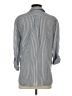 Zara Stripes Gray Blue 3/4 Sleeve Button-Down Shirt Size XS - photo 2