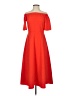 Tibi Red Orange Cocktail Dress Size 4 - photo 1