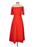 Tibi Red Orange Cocktail Dress Size 4 - photo 2