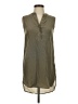 Acrobat 100% Silk Green Sleeveless Silk Top Size XS - photo 1