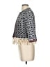 Hiche Chevron-herringbone Blue Jacket Size S - photo 5