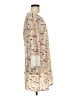 Willow & Clay 100% Polyester Print Tan Casual Dress Size M - photo 4