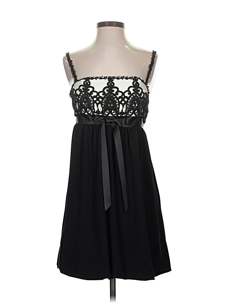 Pre-owned Jessica Mcclintock Cocktail Dress In Black