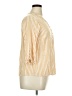 Naif 100% Rayon Stripes Yellow 3/4 Sleeve Blouse Size XL (petite) - photo 4