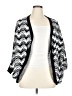 City Chic Chevron-herringbone Black Cardigan Size 16 Plus (S) - photo 1