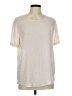 Pursue 100% Rayon Ivory Short Sleeve Top Size M - photo 1