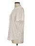 Pursue 100% Rayon Ivory Short Sleeve Top Size M - photo 5