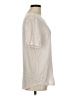 Pursue 100% Rayon Ivory Short Sleeve Top Size M - photo 4