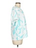 Ann Taylor 100% Polyester Tropical Teal Short Sleeve Top Size M - photo 4