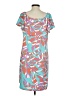 Escapada Print Teal Casual Dress Size S - photo 2