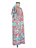 Escapada Print Teal Casual Dress Size S - photo 4