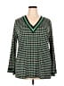 MICHAEL Michael Kors Green 3/4 Sleeve Blouse Size 2X - photo 1