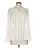 Unbranded Ivory Long Sleeve Blouse Size L (estimated) - photo 1