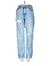 Aeropostale Hearts Blue Jeans Size 4 - photo 1