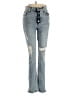 REVICE Hearts Blue Jeans Size 28 waist - photo 1