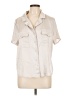 Crescent Ivory Short Sleeve Blouse Size L - photo 1