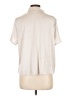 Crescent Ivory Short Sleeve Blouse Size L - photo 2