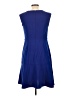 Evan Picone Solid Blue Casual Dress Size 10 - photo 2