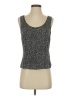 Escada 100% Polyester Gray Sleeveless Top Size 34 waist - photo 1