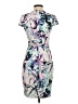 Bebe Print Blue Cocktail Dress Size 4 - photo 2