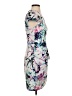 Bebe Print Blue Cocktail Dress Size 4 - photo 4