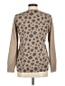 Rebecca Taylor Animal Print Tan Pullover Sweater Size M - photo 2