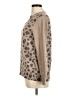 Rebecca Taylor Animal Print Tan Pullover Sweater Size M - photo 5