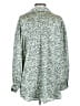 Zara Animal Print Green Long Sleeve Blouse Size S - photo 2